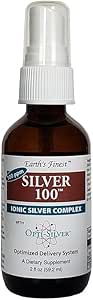 Silver 100 Ionic Silver Complex με Opti-Silver Βελτιστοποιημένο Σύστημα Παράδοσης για Ανοσολογική Υποστήριξη - 100 ppm, 2oz (59,2mL) - Spray