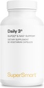 Supersmart Daily3 + Bio PQQ (All-in-One Formula) - Πολυβιταμίνη για γυναίκες και άνδρες - 45 Βασικά θρεπτικά συστατικά 
