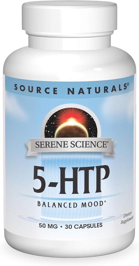 Πηγή Naturals Serene Science 5-HTP, 50mg - 30 κάψουλες