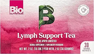 Bio Διατροφή Lymph Υποστήριξη Τσάι, Caffeine Δωρεάν, 30 Τσάντες Τσάι, 2 oz (56 g)