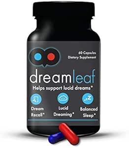Dream Leaf Pro - Premium Lucid Dreaming Supplement - 60 κάψουλες, Valerian Root, Mugwort, Alpha GPC, Choline Bitartrate, Huperzine-a