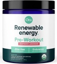 Ora Organic Natural Pre Workout Powder - Raspberry Lemonade Flavor- παρέχει δωρεάν ενέργεια Jitter, εστίαση, ενυδάτωση, & αντοχή - Vegan, πιστοποιημένα βιολογικά, σόγια, γαλακτοκομικά, & χωρίς γλουτένη, 20 υπηρεσίες