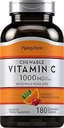 Piping Rock Vitamin C Chewable 1000mg | 180 Tablets | Orange Flavor | Vegetarian, Non-GMO, Gluten Free Supplement