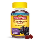 Nature Made Elderberry με βιταμίνη C και ψευδάργυρο, συμπλήρωμα διατροφής για την υποστήριξη του ανοσοποιητικού, 60 Gummys Elderberry, 30 Ημέρα προσφοράς