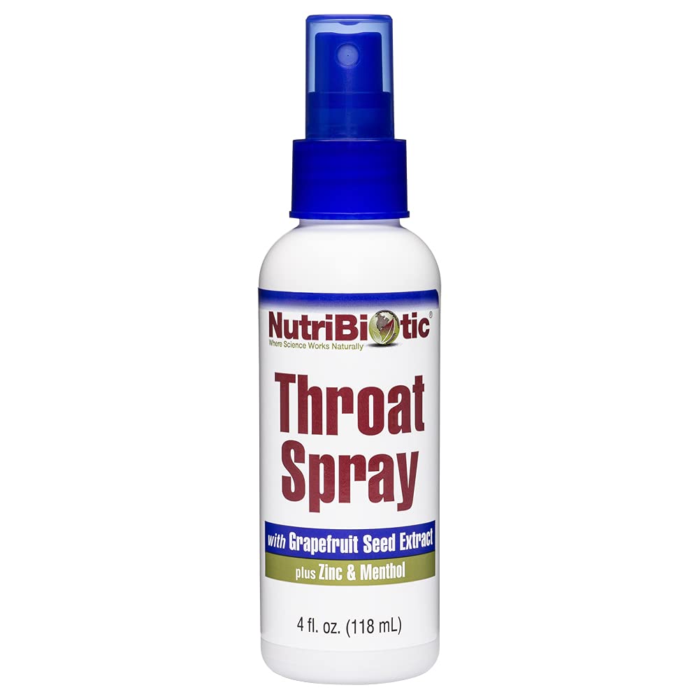 NutriBiotic – Σπρέι λαρύγγι με GSE, 4 Fl. Oz 