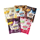 FlavCity All in One Protein Shake Powder Packets - On the Go Meal Alternative + 25g Protein & 10g Collagen, Made with Organic Reishi & Cordyceps Mushrooms - No Added Sugars, Variety 10 Pack