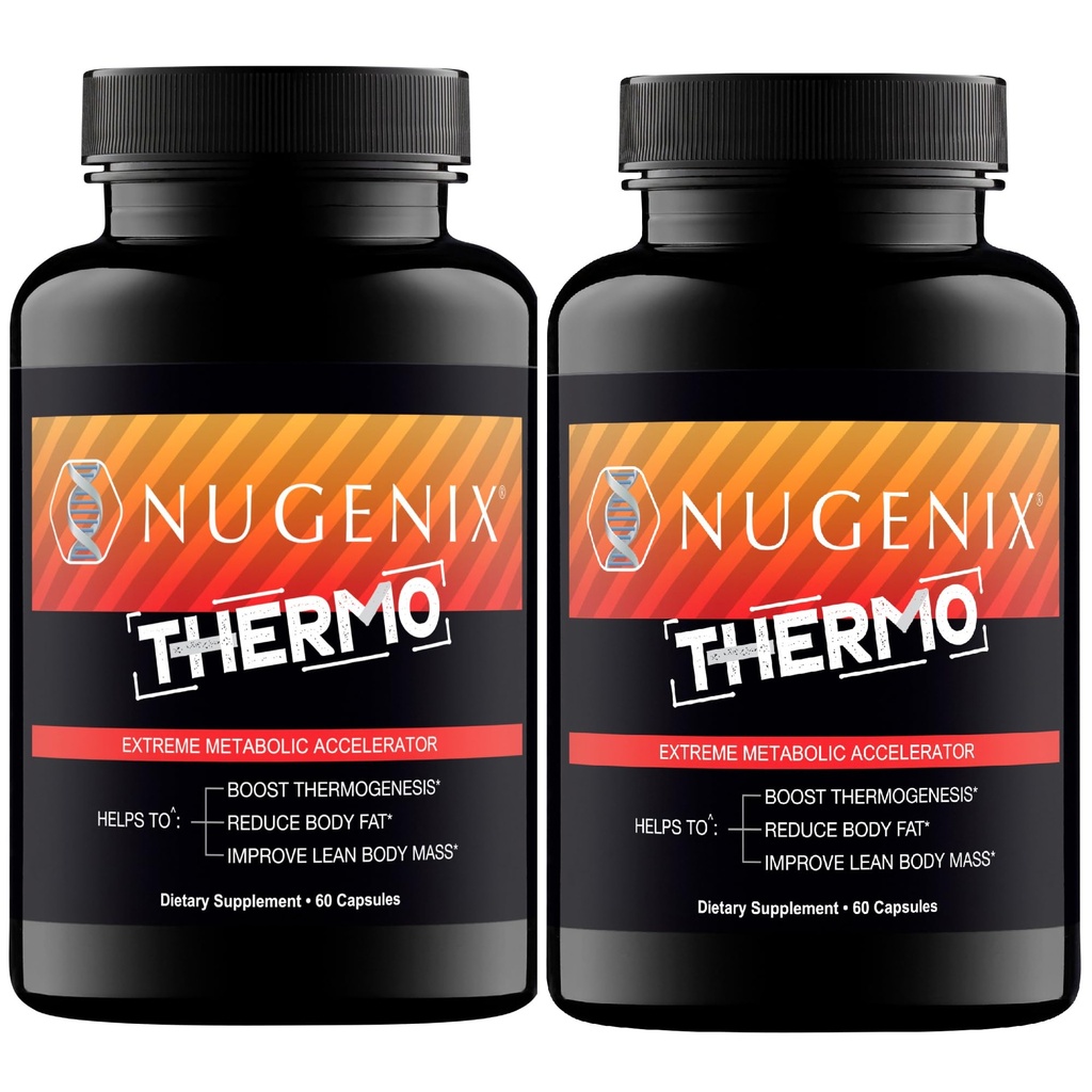 Nugenix Thermo - Θερμογόνος Fat Burner συμπλήρωμα χάπια για τους άνδρες, Extreme Μεταβολικός επιταχυντής, 120 κόμης
