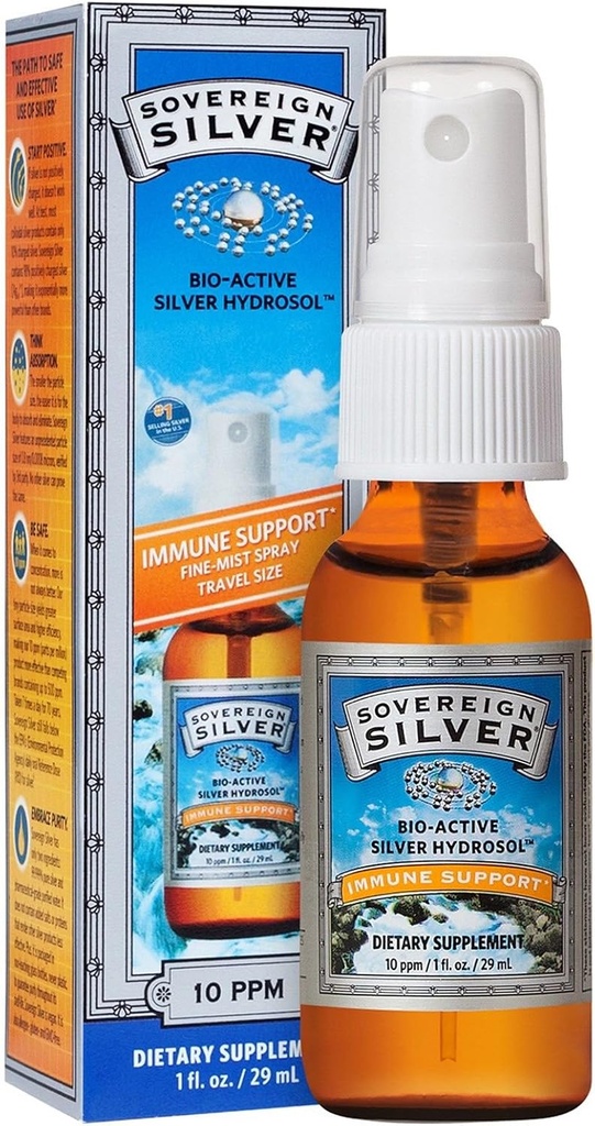 Sovereign Silver Bioactive Silver Hydrosol 10 PM Fine Mist Spray, 1 ουγγιά