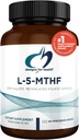 Σχέδια για την Υγεία L 5-MTHF - Quatrefolic L Συμπλήρωμα μεθυλοφολικού 5mg (8500 DFE) - μεθυλιωμένο συμπλήρωμα φολικού οξέος για γυναίκες & άνδρες - Υποστηρίζει μεθυλίωση - Μη ΓΤΟ, Χωρίς γλουτένη (60 κάψουλες)