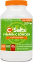 C-Salts Vitamin C Powder Supplement - 100% Pure Υψηλής Δόσης Ρυθμιζόμενη Βιταμίνη C Σκόνη για Ανοσολογική Υποστήριξη - Οργανική, Χωρίς Ζάχαρη, Vegan, Μη-GMO, Στομάχι-Φιλικά, Original 26 oz