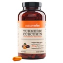 NatureWise Turmeric Curcumin 500mg με Black Pepper Softgels - Επιπλέον δύναμη, ενισχυμένη απορρόφηση - 95% Curcuminoids & BioPerine for Immune Support - Χωρίς γλουτένη, Μη ΓΤΟ - 180 Count[6-Month Supply]