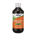 NOW Συμπληρώματα διατροφής, Elderberry Liquid 500 mg, 10:1 Συμπυκνωμένο, Free Radical Scavenger*, 8- Ounce