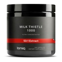 Thittle γάλακτος Toniiq - Ultra High Potency 50:1 Extract with 80% Silymarin - Εξαιρετικά συμπυκνωμένο - Third-Party Lab Tested - 240 Κάψουλες