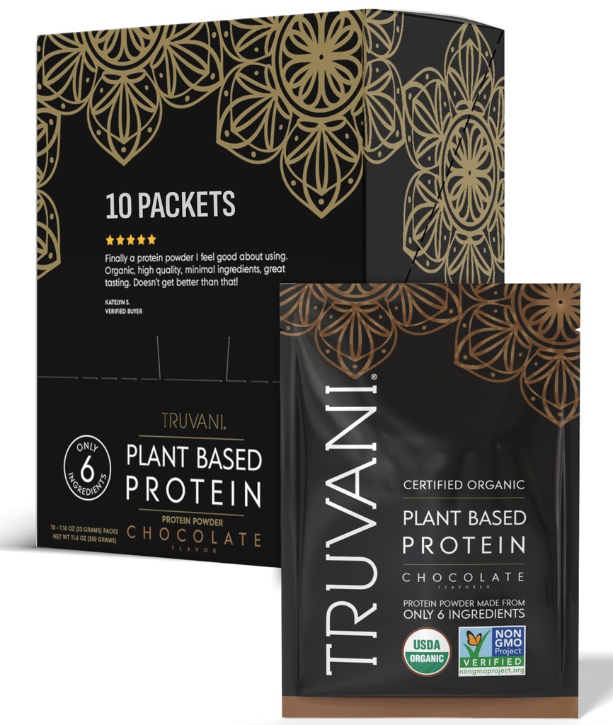 Truvani Vegan Pea Protein Powder 