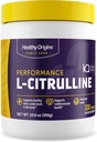 Healthy Origins L-Citrulline Powder 2,000 mg per Serving, 10.6 oz (300g) - American-Made USP Grade Amino Acid Supplement - Supports Nitric Oxide Production, Circulatory Health & Muscle Metabolism