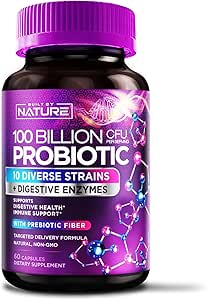 90 Δισεκατομμύρια CFU Probiotic - Daily Digestive Gut Health Supplement for Men & Women - Lactobacillus acidophilus, Bifidobacterium & Prebiotics - Μη Γλουτένη & Γαλακτοκομικά, Ράφι-Stable - 60 Κάψουλες