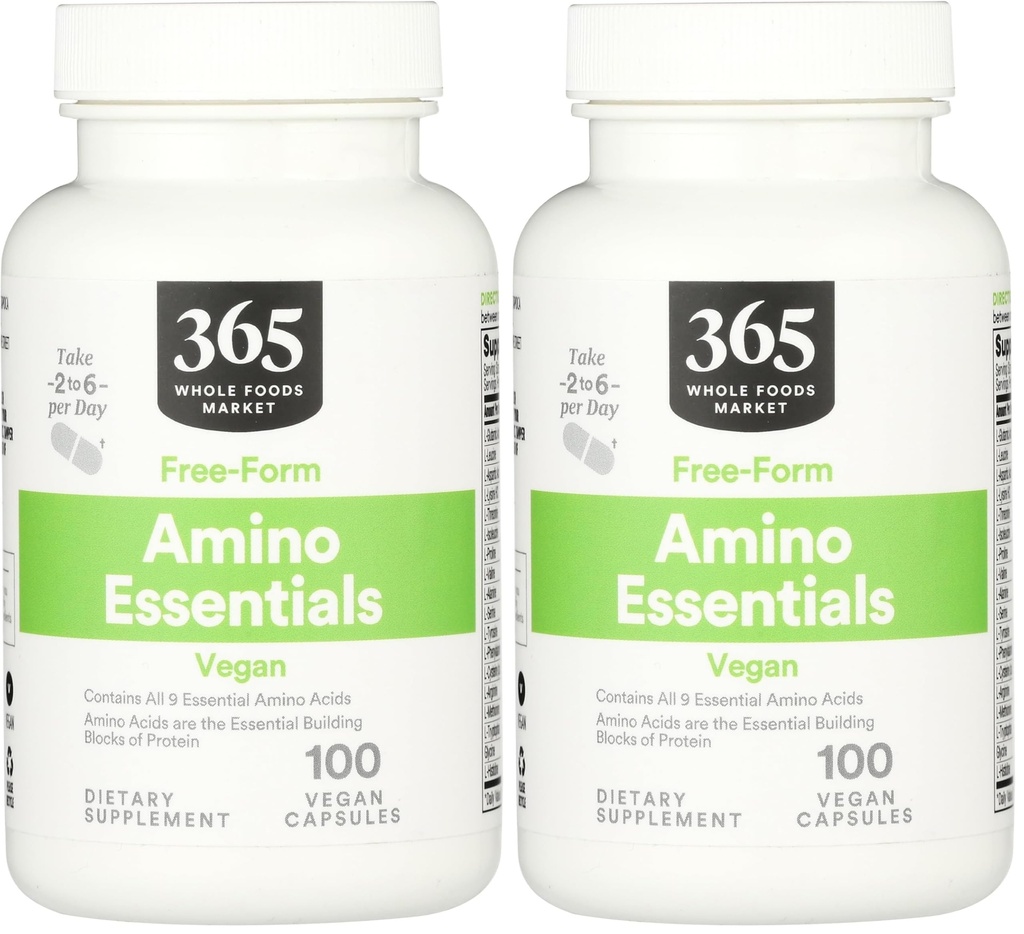 Whole Foods Market, Amino Essentials, 100 ct (Pack of 2)