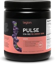 LEGION Pulse Pre workout Supplement - Όλα τα φυσικά Nitric Oxide Preworkout ποτό για την ενίσχυση της ενέργειας, Createine Δωρεάν, φυσικά γλυκασμένα, Beta Alanine, Citrulline, Alpha GPC (Caffeine Free Grape)