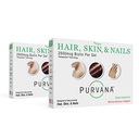 Wellgenix Purvana Hair, Skin, and Nails Vitamin - Softgels for High Abvorvice - Διπλή δύναμη 2500mcg Biotin, VIT A & B (30 Count) (Pack of 2)