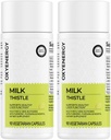 OxyEnergy Silymarin Milk Thistle 300mg εκχύλισμα με βιταμίνη C, Ινοσιτόλη & Pueraria, Liver Detox & Repair Support, Αντιοξειδωτική Υποστήριξη, 90 κάψουλες, Συσκευασία 2