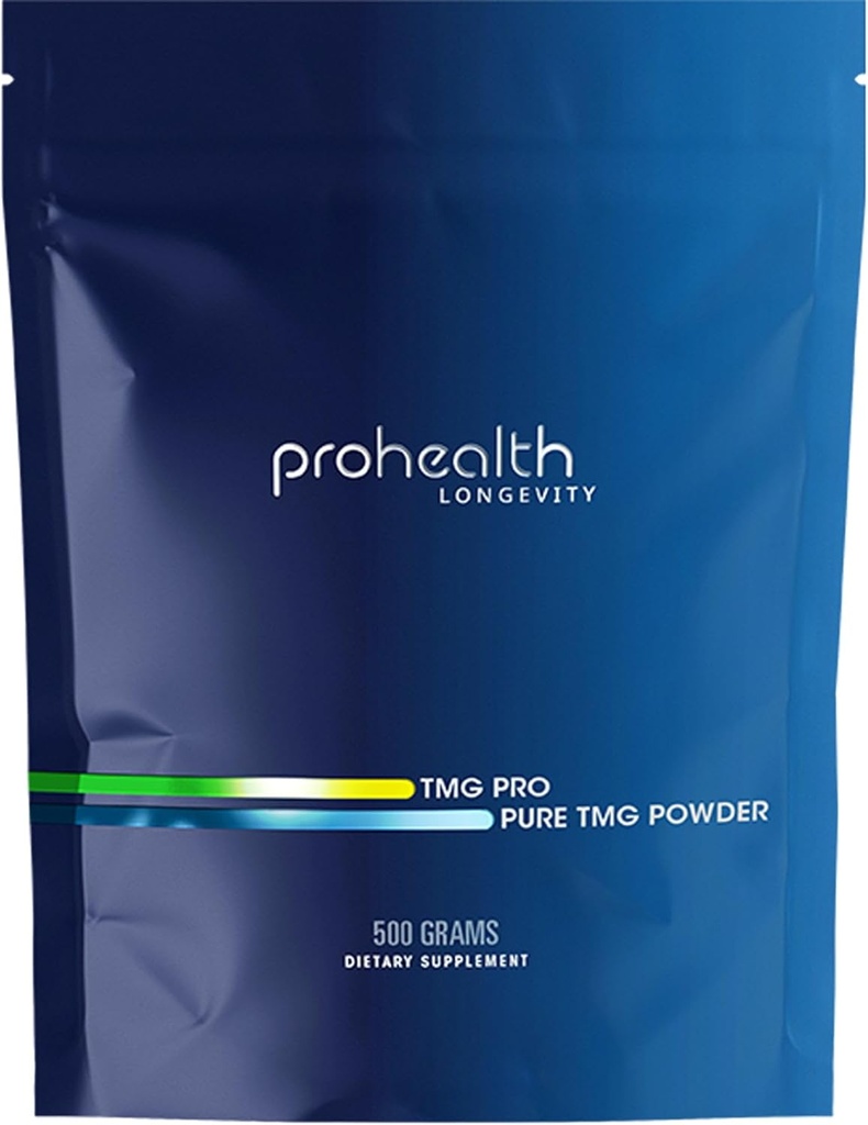 ProHealth Longevity TMG Pro 500 Grams Bulk Powder (Trimethylglycine - Betaine Anhydrous) - Methylation Support