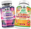 Gummys Elderberry and Natural Vitamin C - Bundle