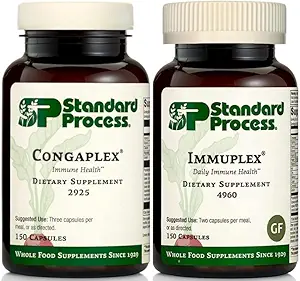 Standard Process Immuplex & Complex Supplement - Συμπληρώματα διατροφής για την υποστήριξη της υγείας του ανοσοποιητικού συστήματος - συμπληρώματα χωρίς γλουτένη με Ribβονουκλεϊκού οξέος & βιταμίνη C
