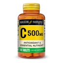 Mason Natural Vitamin C 500 mg, ανοσοποιητική υποστήριξη & αντιοξειδωτικό συμπλήρωμα, προωθεί την παραγωγή κολλαγόνου & προστασία κυττάρων, 100 δισκία