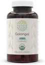 HerbEra Galangal 120 Capsules, 500 mg, USDA Organic Galangal (Alpinia Galangal) Dried Root (120 Capsules)