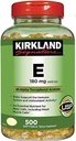 Kirkland Υπογραφή Βιταμίνη E 180mg, 500 Softgels