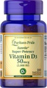 Υπερυψηλής ισχύος βιταμίνη D3 2000IU 100 Softgels