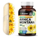 BIO KRAUTER Arnica Montana Κάψουλες - 500 mg Arnica Κάψουλες για Μώλωπες και Οίδημα - Vegan - 100 Count