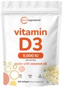 Micro Συστατικά Βιταμίνη D3 5.000 IU, 500 Softgels 