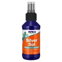 NOW Συμπληρώματα τροφίμων, Silver Sol 10 PPM με Στοιχειώδες Ασημί και Αιονισμένο Νερό, Υγρό, 4-Ounce