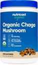 Nutricost 100% Βιολογική σκόνη μανιταριών Chaga 8oz (227 σερβιρίσματα) - Πιστοποιημένο USDA οργανικό, χωρίς γλουτένη και μη ΓΤΟ