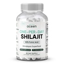 Βιολογικός Ωκεανός Ένα-Per-Day Shilajit για τους άνδρες και τις γυναίκες - φυσικό συμπλήρωμα Shilajit για την απώλεια ηλικίας, δύναμη των οστών, υποστήριξη ορμονών και περισσότερα - 30 κάψουλες Shilajit