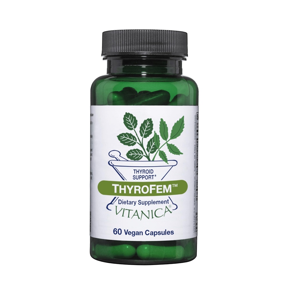 Vitanica ThyroFem, Thyroid Gland Support, Vegan, 60 κάψουλες