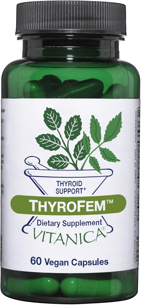 Vitanica ThyroFem, Thyroid Gland Support, Vegan, 60 κάψουλες