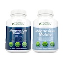 Μαγνήσιο Taurate 400mg + Μαγνήσιο Malate 400mg - Εξαιρετικά βιοδιαθέσιμο - Δέσμη υψηλής απορρόφησης - 270 + 270 χορτοφαγικά δισκία