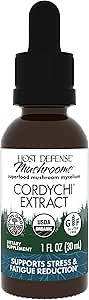 Host Defense CordyChi Extract - Ενέργεια & συμπλήρωμα υποστήριξης ανοσοποιητικών - Cordyceps & Reishi Mushroom συμπλήρωμα για χαλάρωση & αναπνευστική υποστήριξη - Βοηθήματα κατά της κούρασης - 1 fl oz (30 υπηρεσίες)*