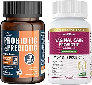 100 Billion Probiotics for Men and Women Vaginal Probiotics for Women - 60 Billion Womens