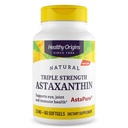 Υγιής προέλευσης Ασταξανθίνη 12 mg (Φυσική, Αστάφηση, Τριπλή Δύναμη, Μη ΓΤΟ, Χωρίς Γλουτένη, Υποστήριξη ματιών, Κοινή Υποστήριξη, Ανοσολογική Υποστήριξη), 60 Softgels