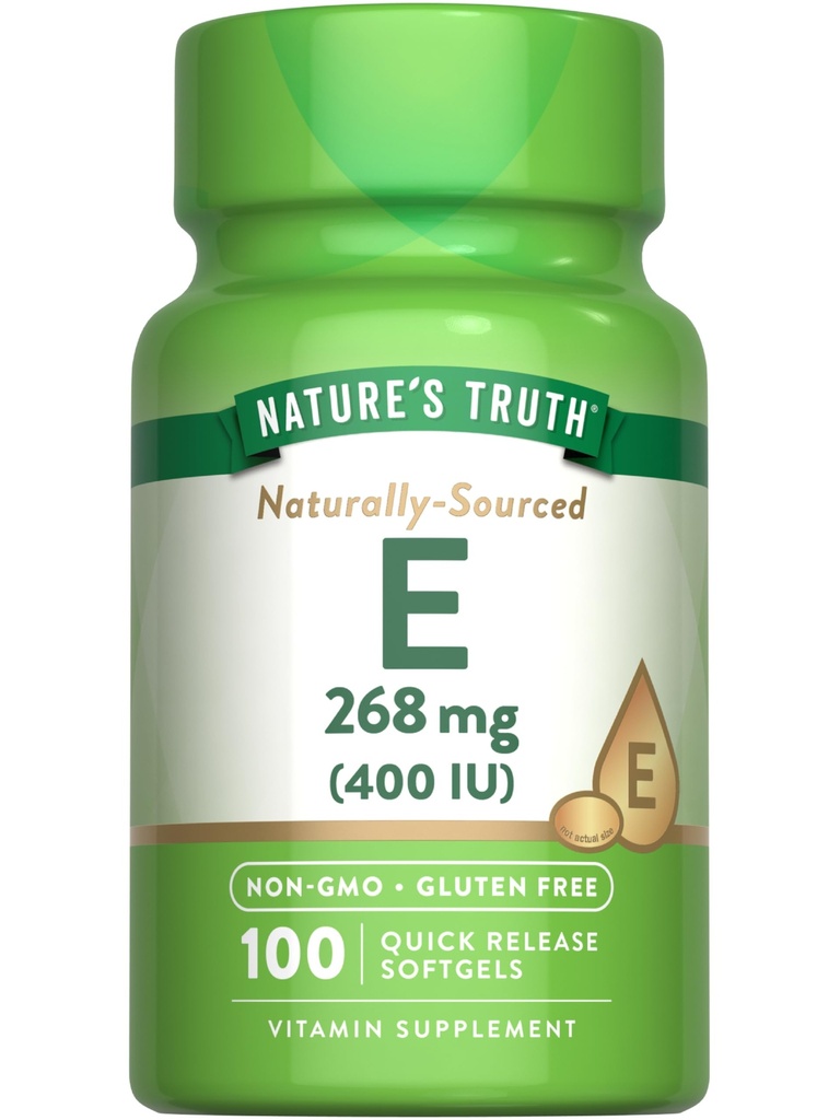 Nature's Truth Vitamin E 400 IU Softgels 