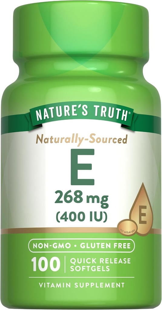 Nature's Truth Vitamin E 400 IU Softgels 