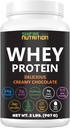 SHIFAA NUTRITION 2 Lbs Halal Whey Protein Powder Creamy Chocolate. 24g Πρωτεΐνη, 5g BCAAs & 420mg Γλουταμίνη. για την οικοδόμηση των μυών Lean & Ανάκτηση. Χωρίς ζάχαρη, χωρίς γλουτένη, χωρίς γλουτένη, χωρίς γλουτένη