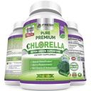 FRESH HEALYCARE Premium Chlorella Supplement, 1200mg Pure Vegan Powder Caps, 180 Chlorophyl και CFG Pills, Natural Detox Superfood, Φυσικά Περιέχει Β Βιταμίνες και Ορυκτά