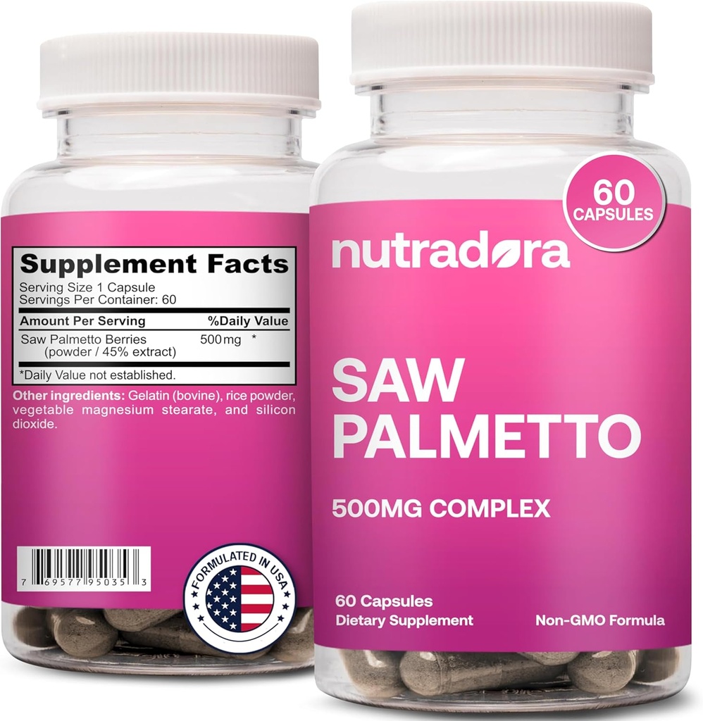 Πριόνι Palmetto για τις γυναίκες - φυσικό DHT Blocker χάπια ανάπτυξης μαλλιών Made with Organic Saw Palmetto εκχύλισμα μούρα Υποστηρίζει ορμονική ισορροπία & ούρα υγεία καθαρό πριονισμένο Palmetto για τις γυναίκες απώλεια μαλλιών