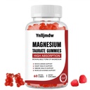 Μαγνήσιο Taurate Gummies με Taurate μαγνήσιο, Glycinate μαγνήσιο & Κιτρικό μαγνήσιο-για την υγεία της καρδιάς, λειτουργία μυών, Mood υποστήριξη-χωρητικό, μη ΓΤΟ
