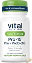 Hyperbiotics Vital Nutrients Pro-15 Prebiotics and Probiotics for Women and Men 