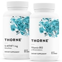 THORNE - 5-MTHF & Βιταμίνη B12 Bundle - Καρδιαγγειακή & Νευρική Υποστήριξη - 60 Υπηρεσίες